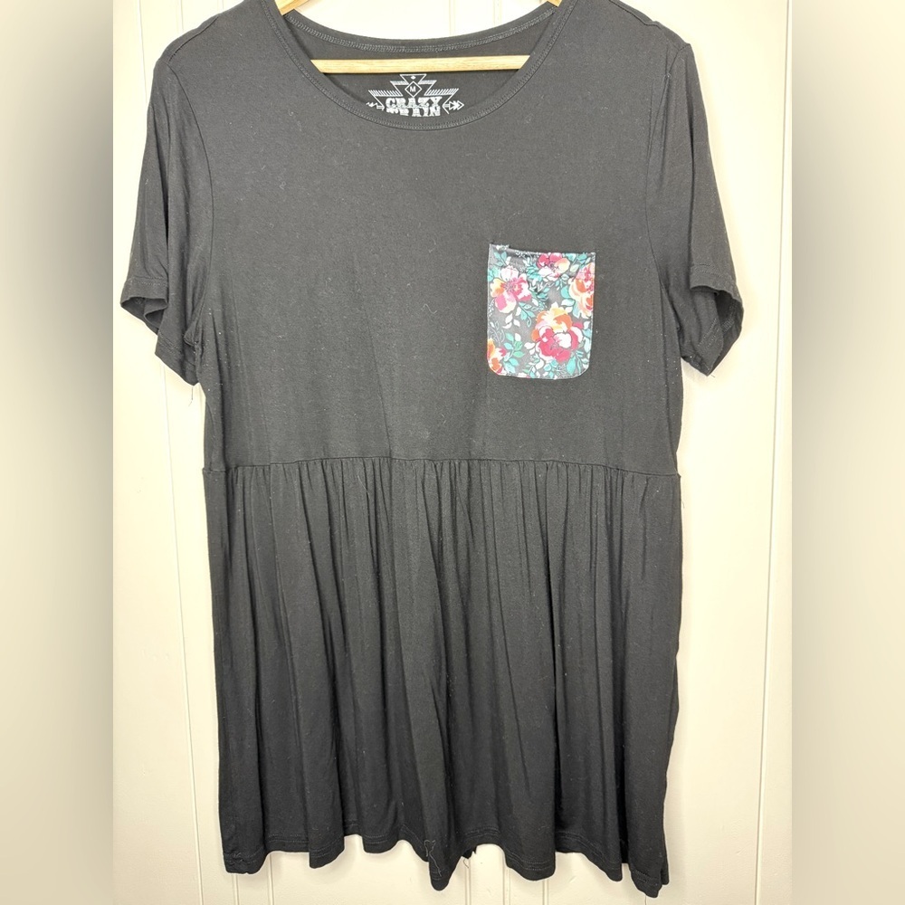 Women's Top babydoll black